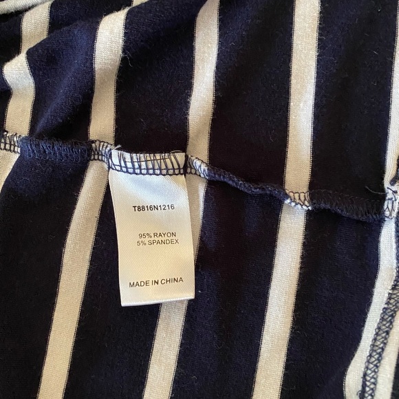 NWOT ~ Lemon Tart Striped Shirt - Picture 5 of 6